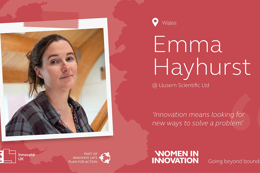 Emma Hayhurst Women in Innovation poster