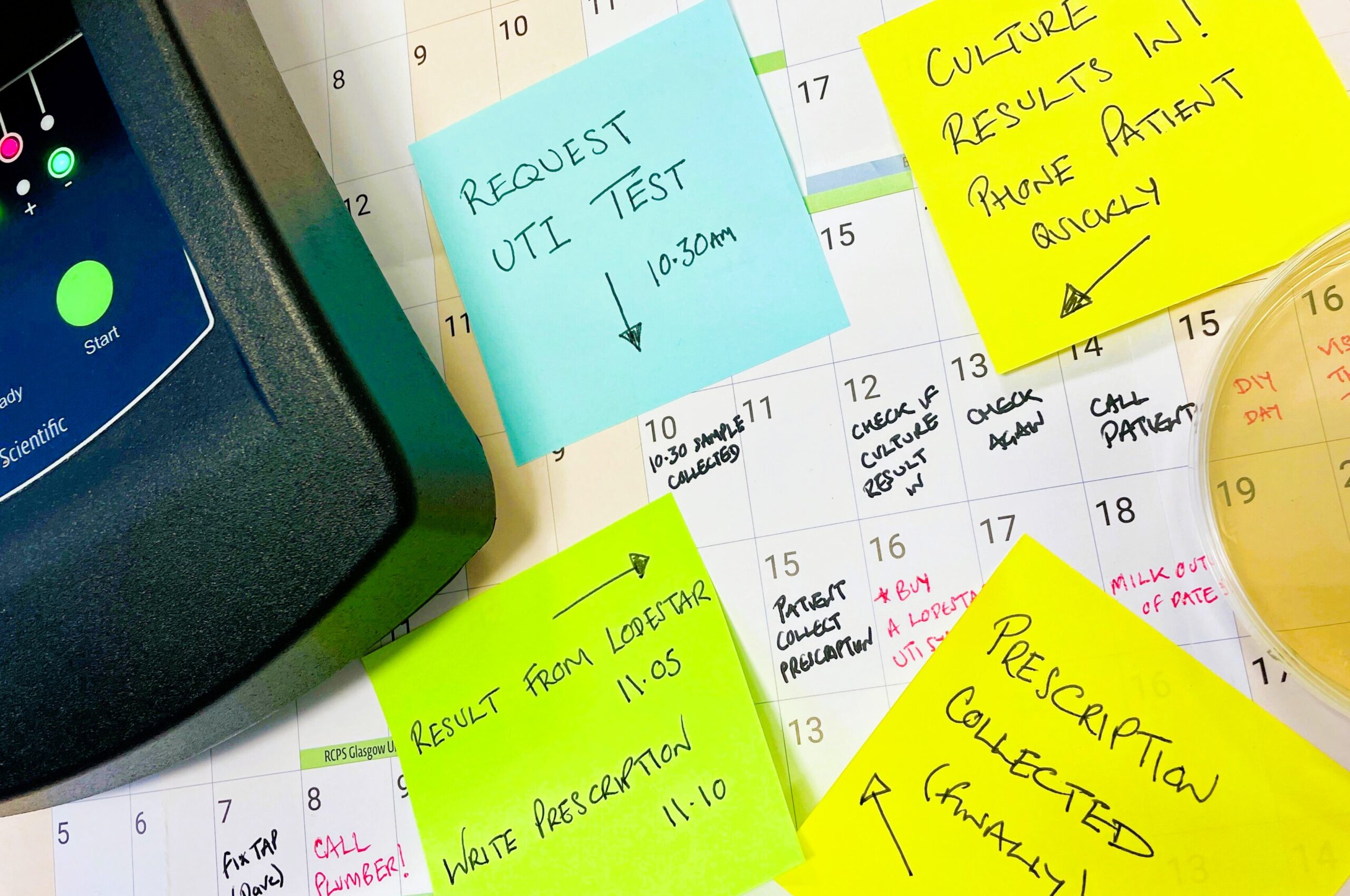 Actioned UTI results in an hour versus 6 days