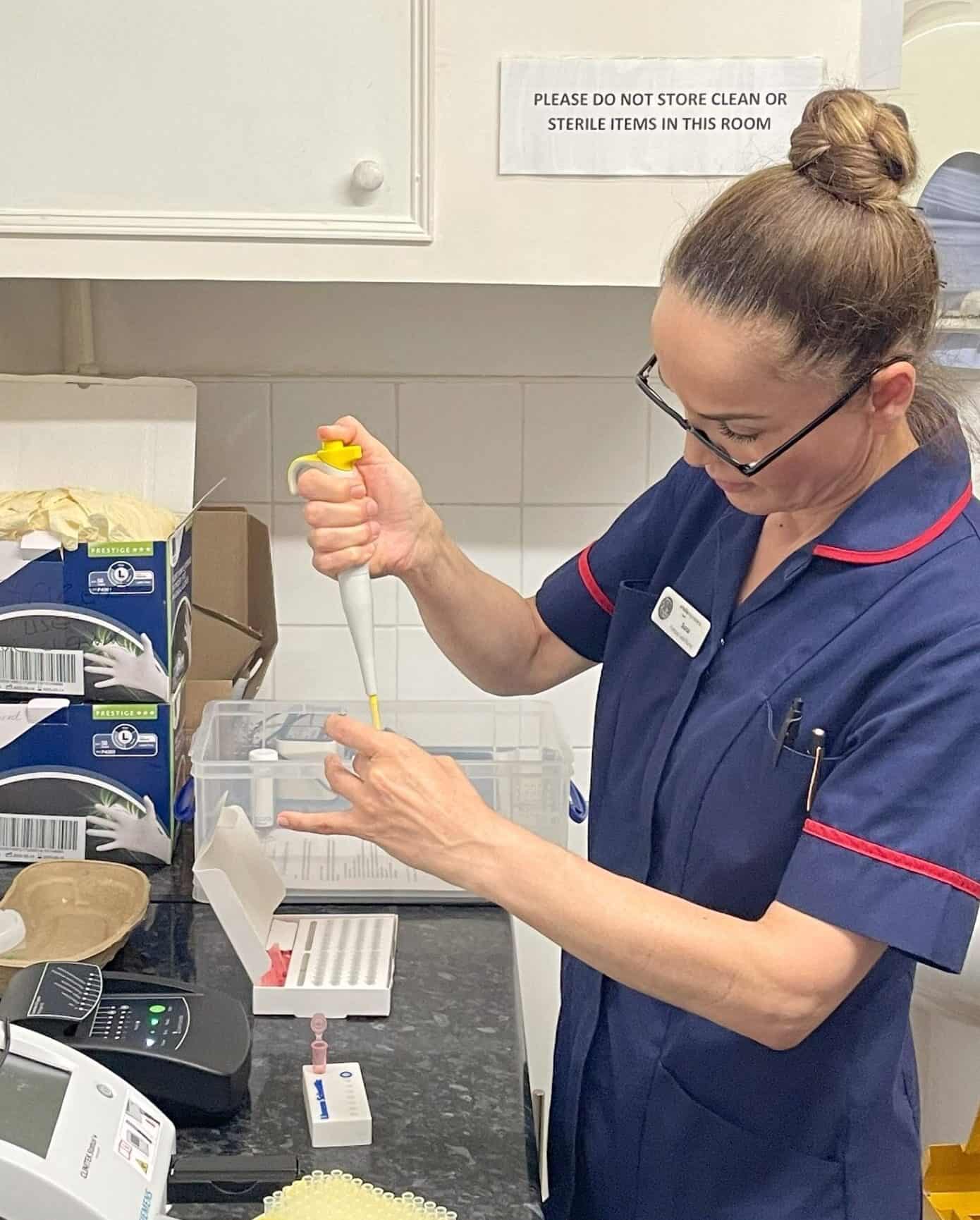 Nurse at The Forbury Clinic used Lodestar DX
