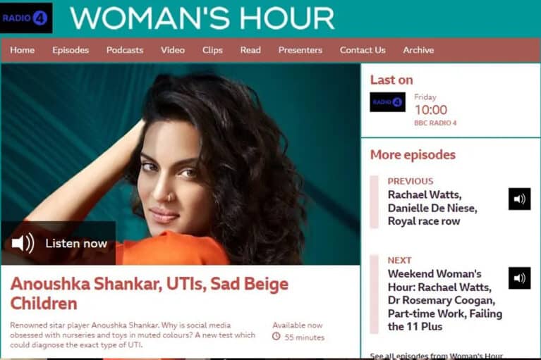 Womans hour podcast on radio 4
